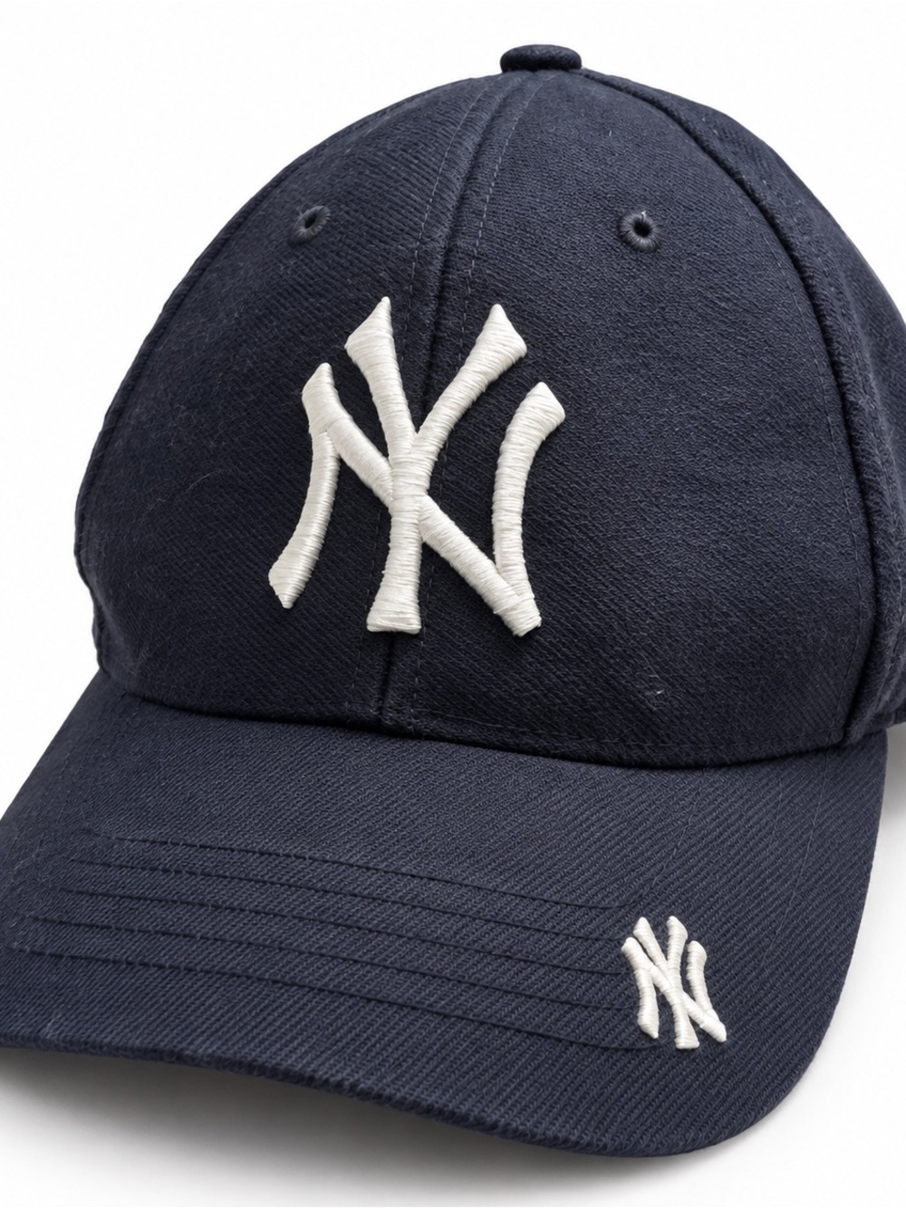 New York Yankees MLB Baseball Cap Hat NY Logo Navy Blue White Embroidered